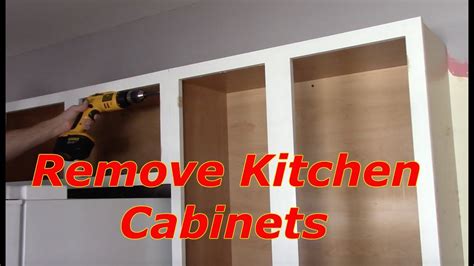 how to remove steel kitchen cabinets|how to take apart metal cabinets.